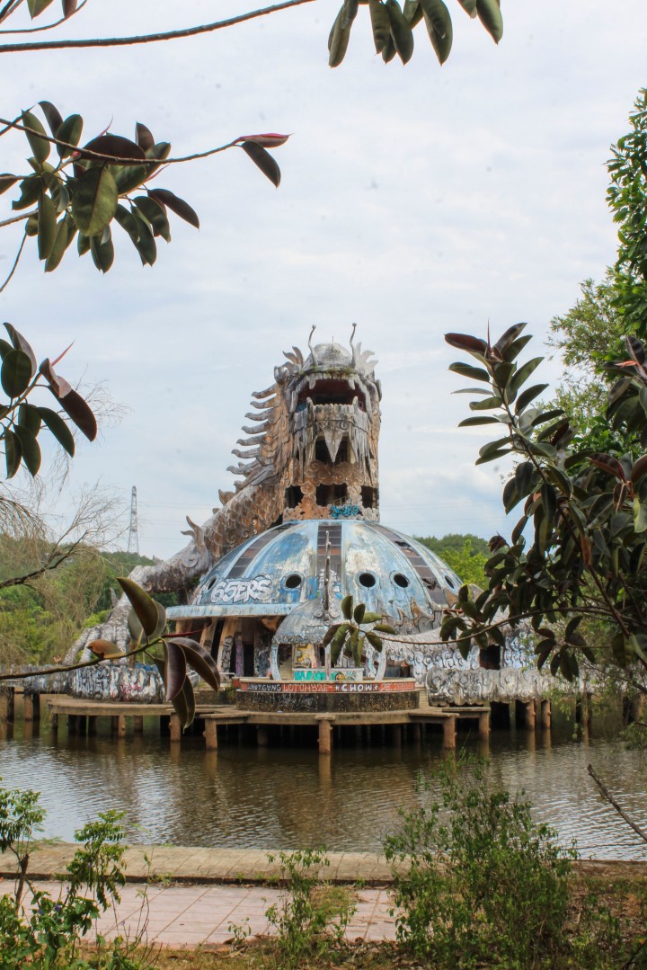 Abandoned water park near Hue, Vietnam