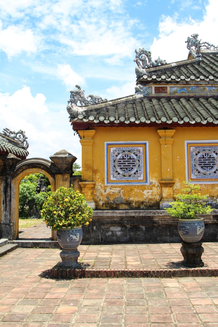 House in the Imperial Citadel, Hue, Vietnam